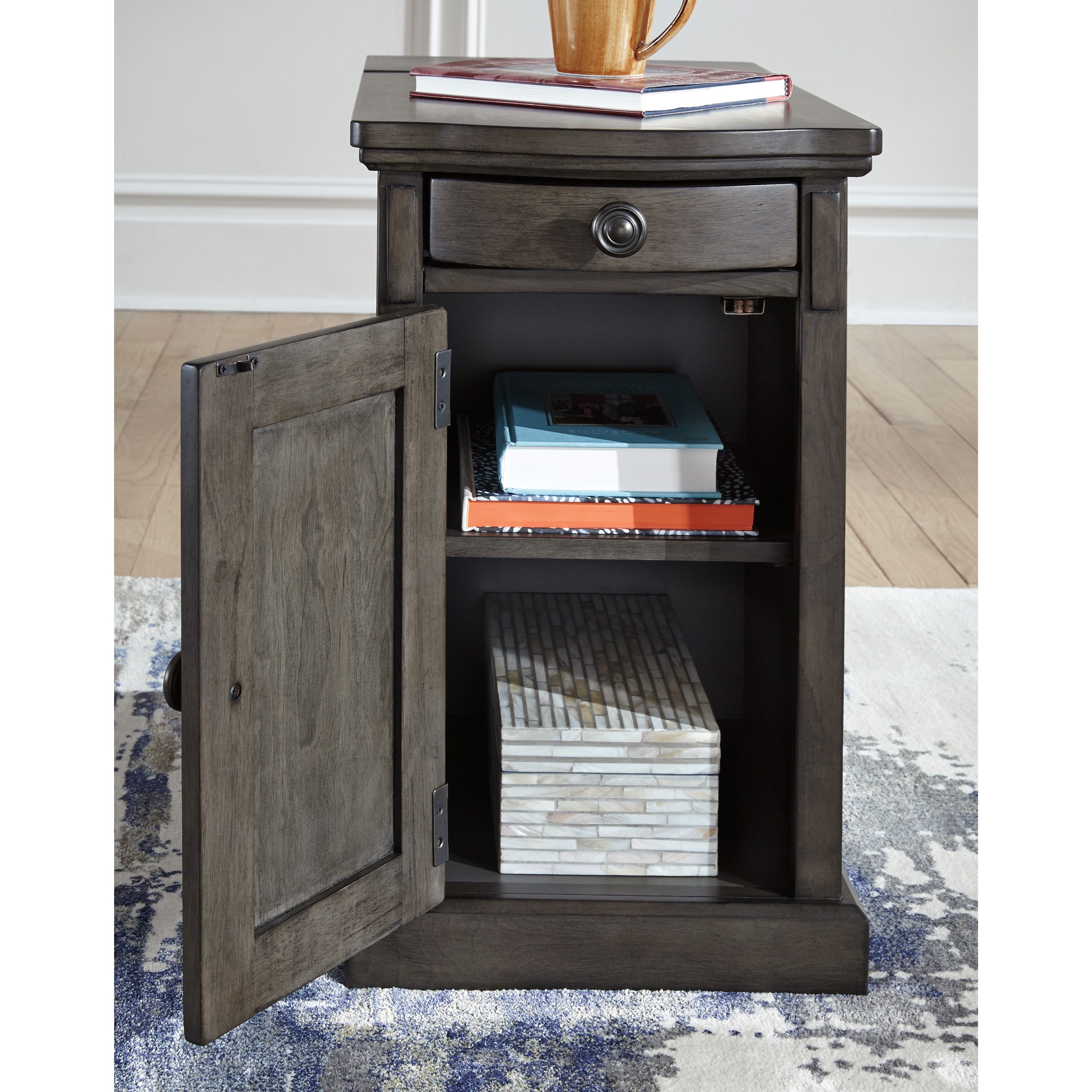 Power chairside end table outlet